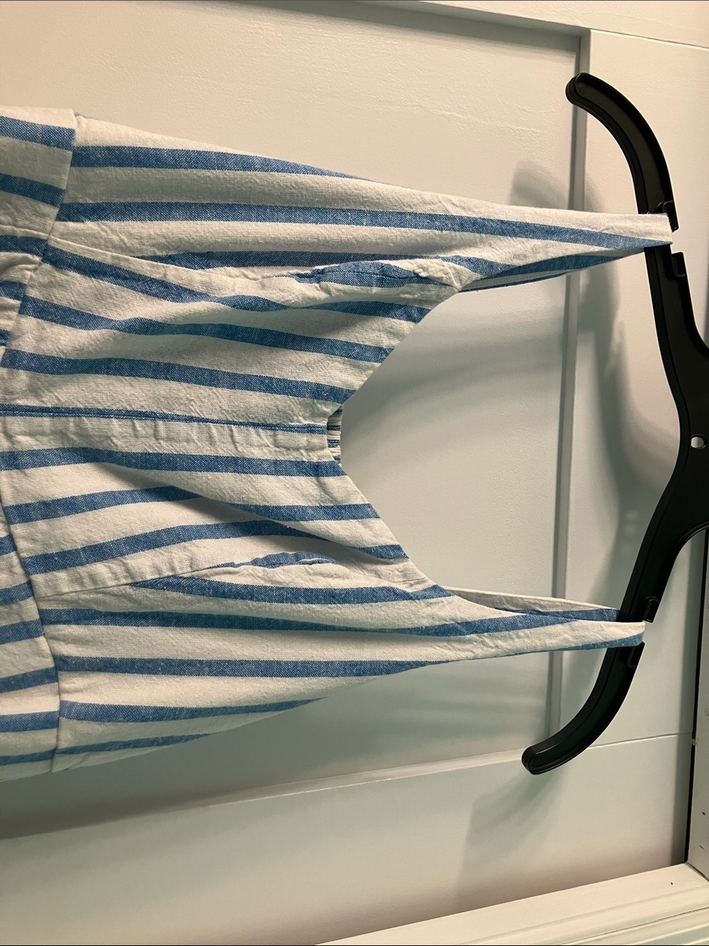 Old Navy Blue and White Striped Midi Dress - Picture 3 of 5